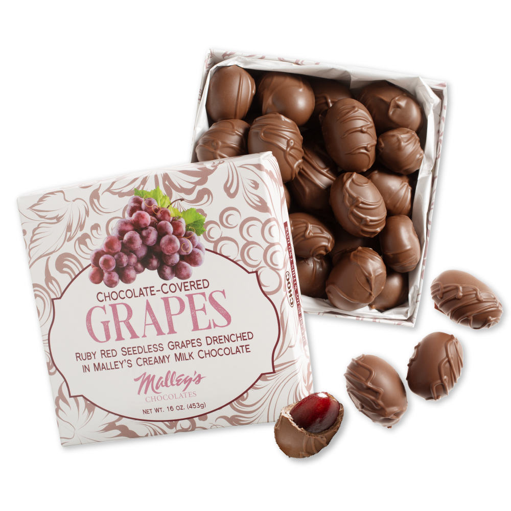 Milk Chocolate Covered Grapes